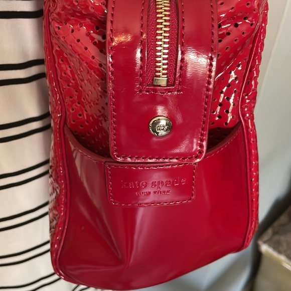 Kate Spade Red Patent Large Satchel #hostpick - Picture 4 of 9